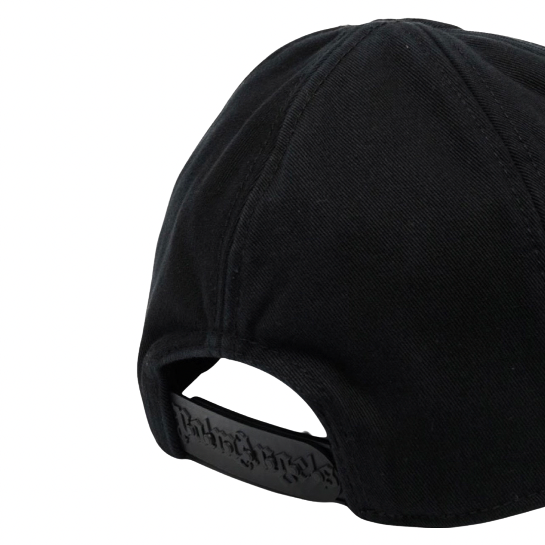 Palm Angels Flame Hat In Black