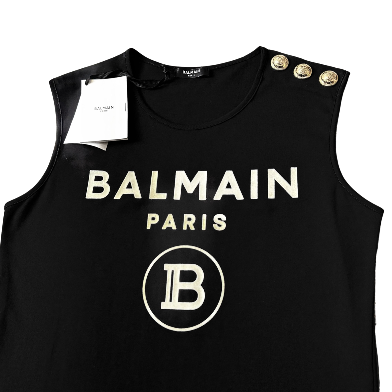 Balmain Vest In Black