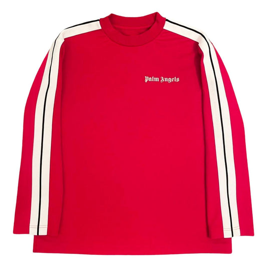 Palm Angels Tape Sweater In Red