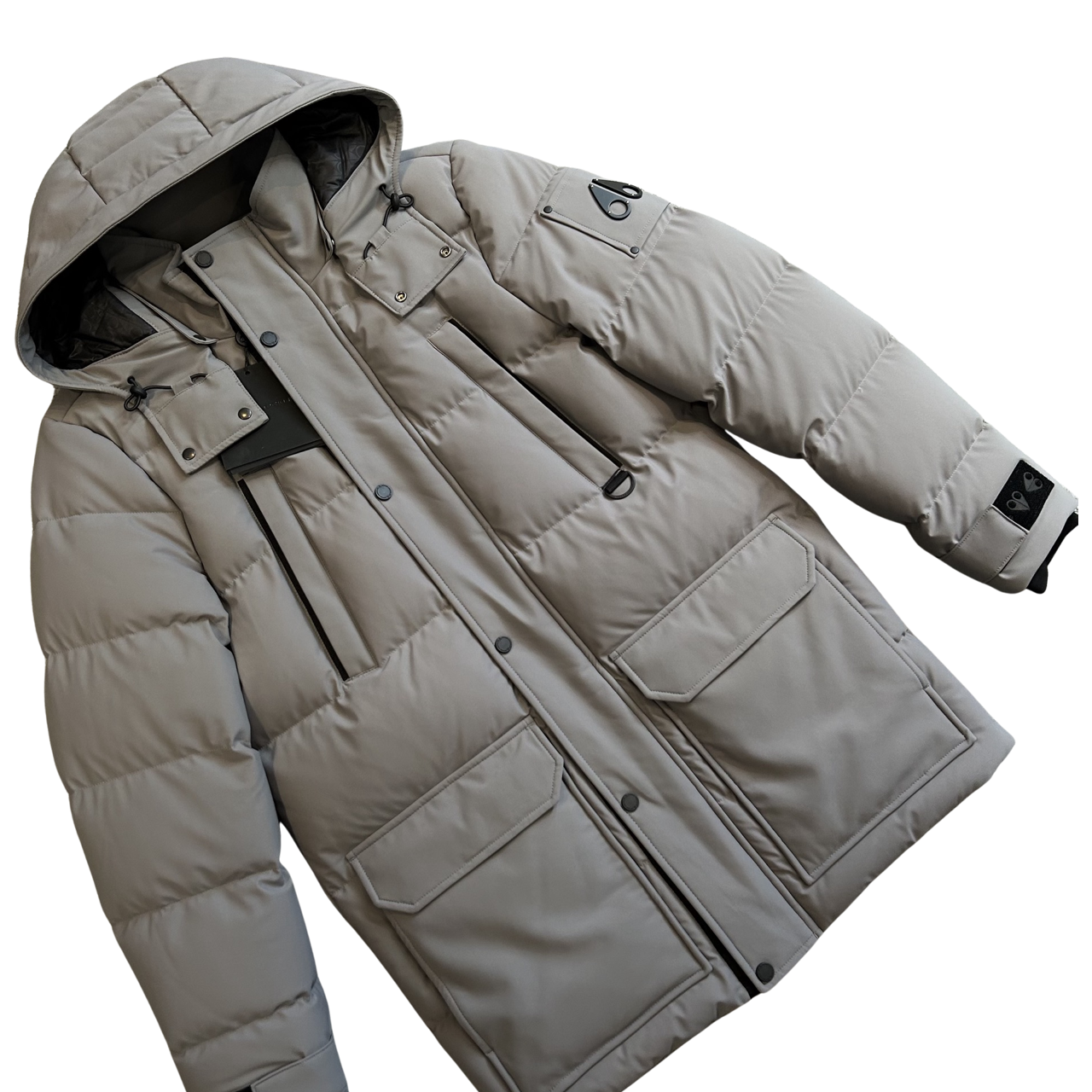 Moose Knuckles Valleyfield Coat In Grey