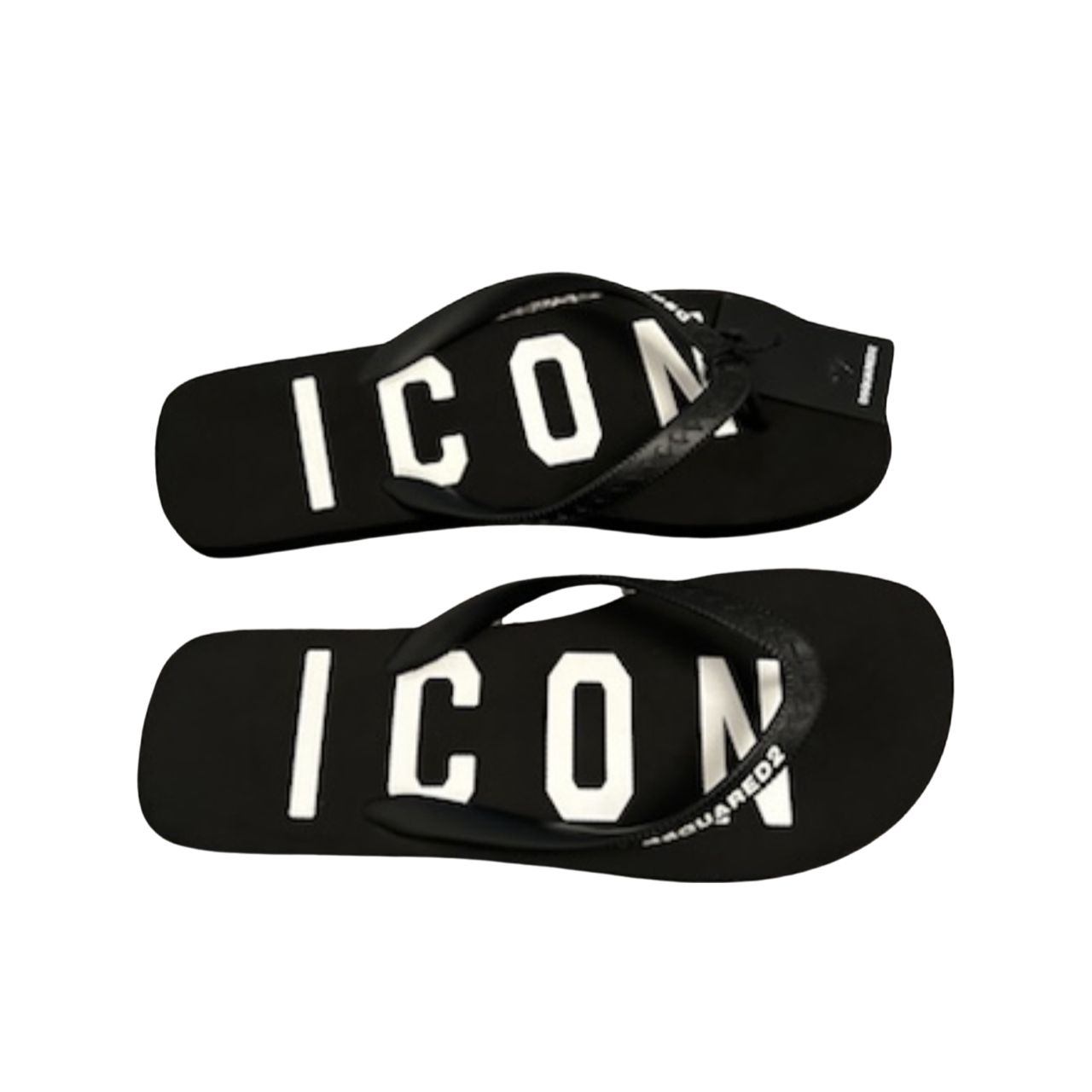 Dsquared2 ICON Flip Flops In Black