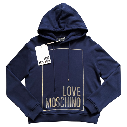 Love Moschino Hoodie In Blue