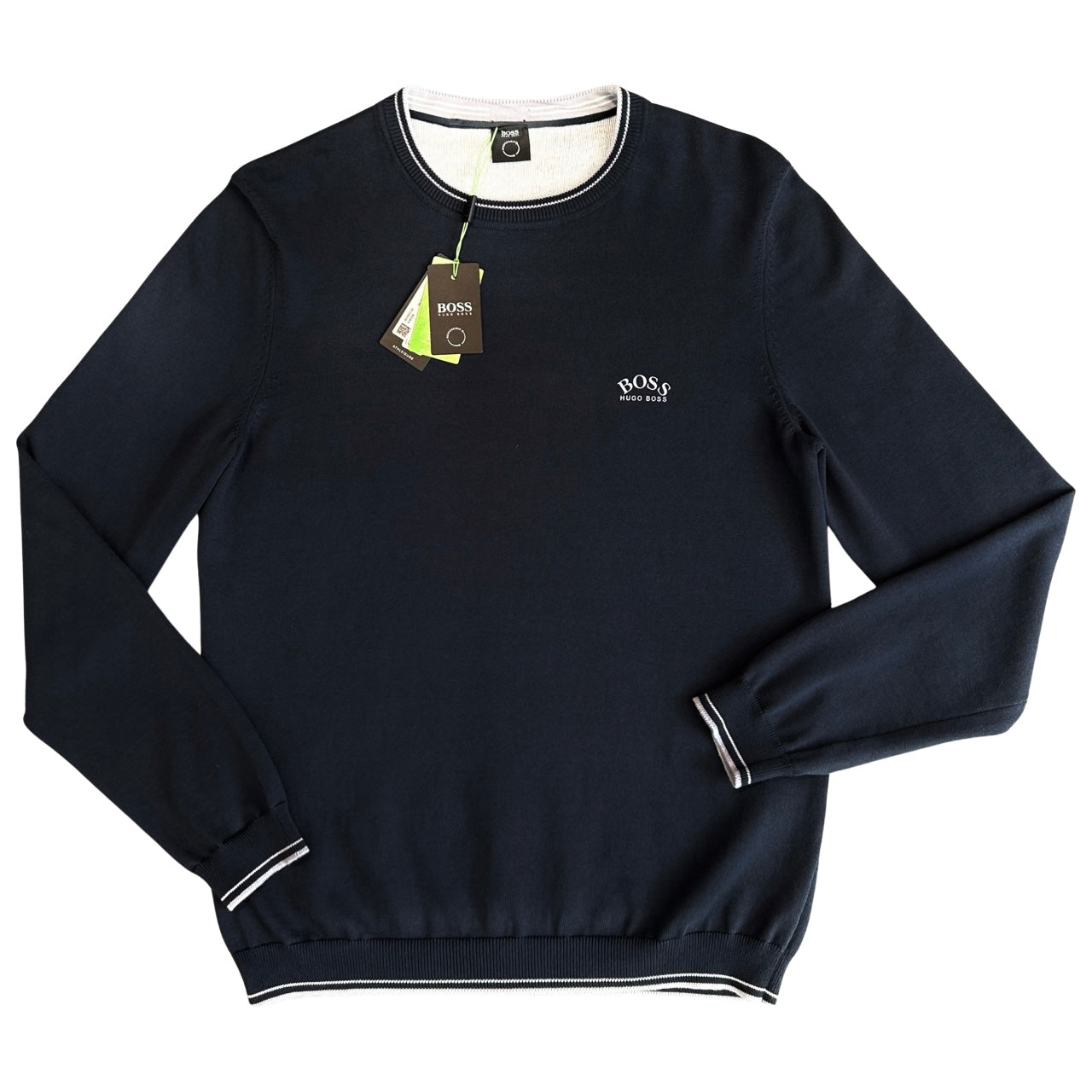 Hugo Boss Knit Sweater In Navy