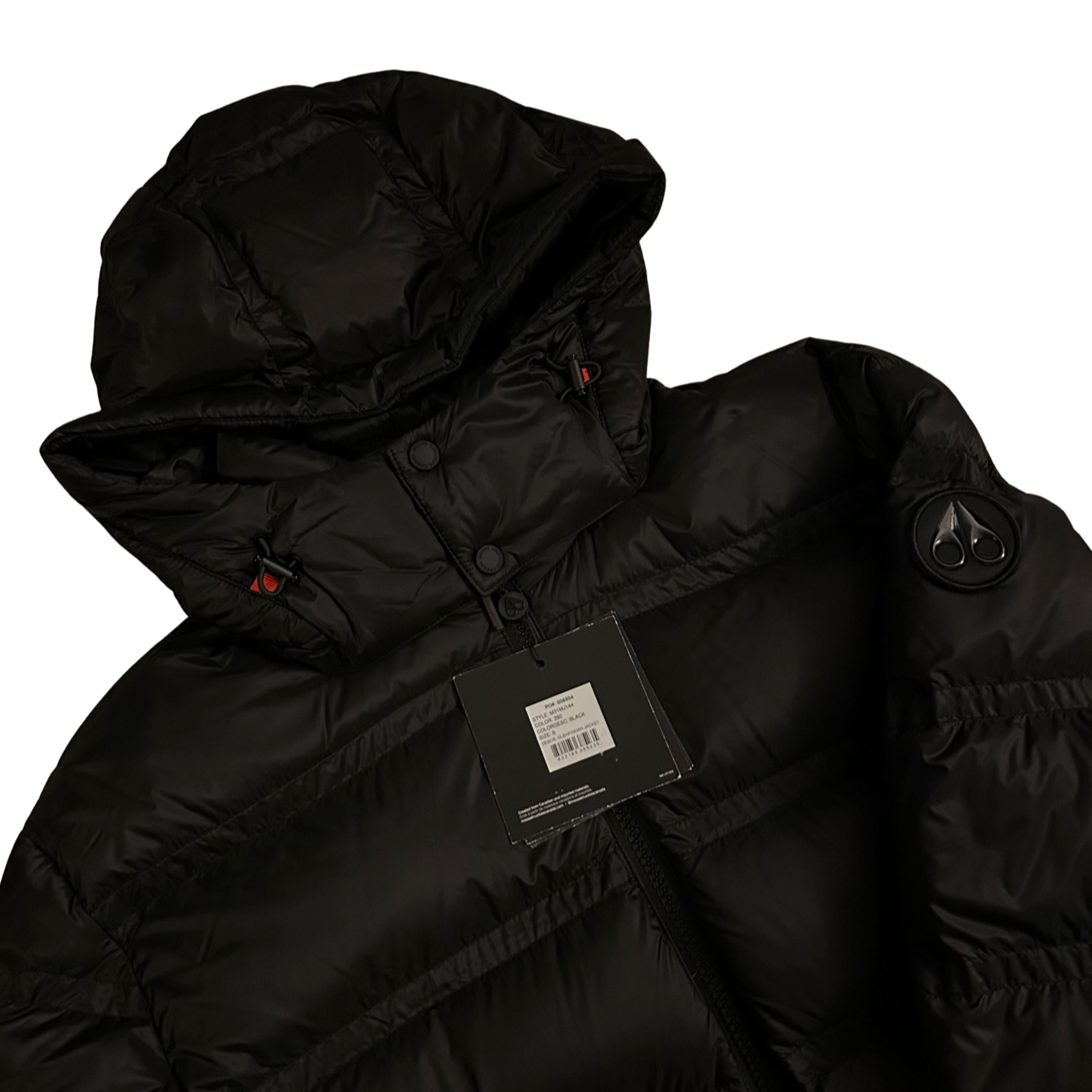 Moose Knuckles Down Coat In Black