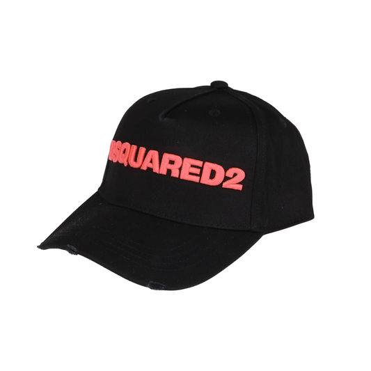 Dsquared2 Hat In Black & Red