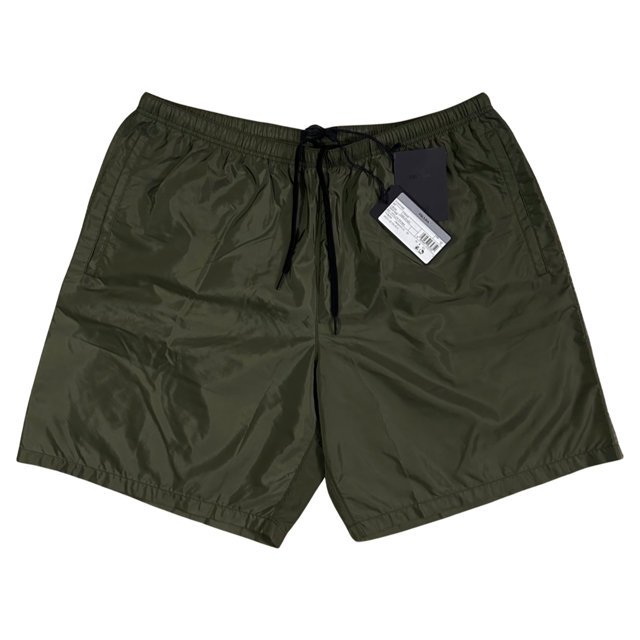 Prada Swim Shorts In Khaki