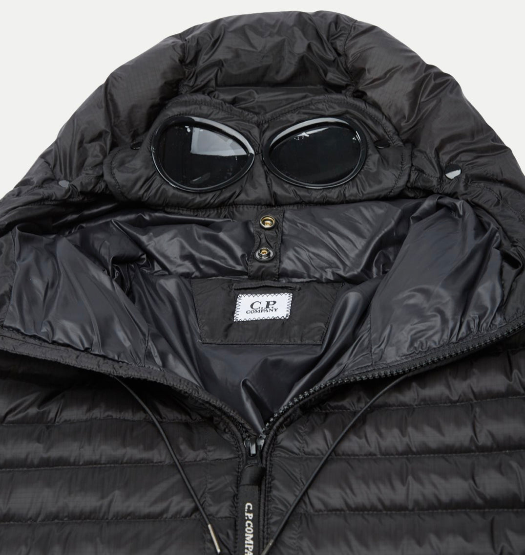 CP Company D.D Shell Goggle Coat In Black