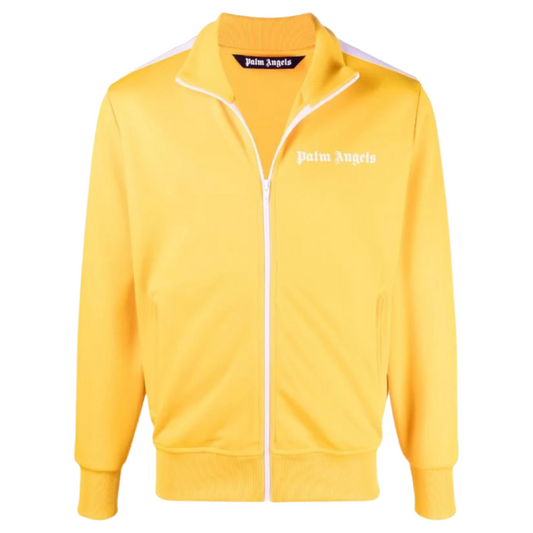 Palm Angels Track Jacket In Yellow