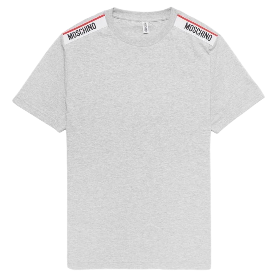 Moschino Tape T-shirt In Grey