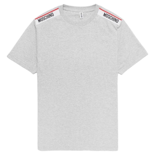 Moschino Tape T-shirt In Grey