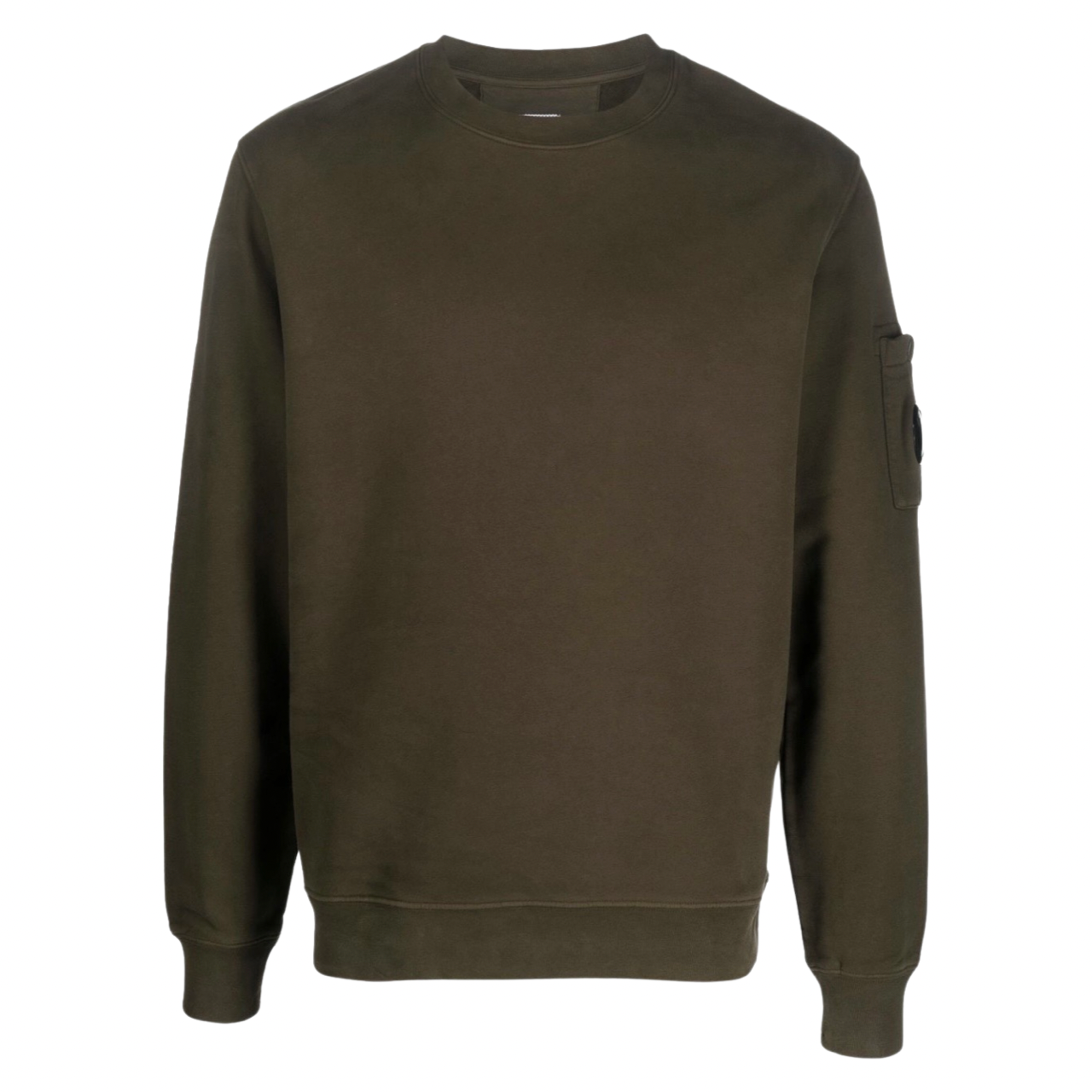 CP Company Lens Sweater In Khaki