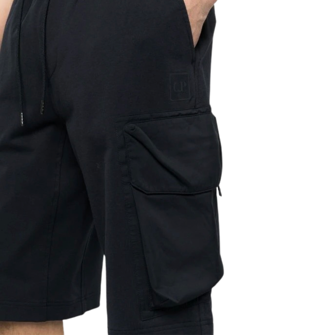 CP Company Patch Logo Shorts In  Navy