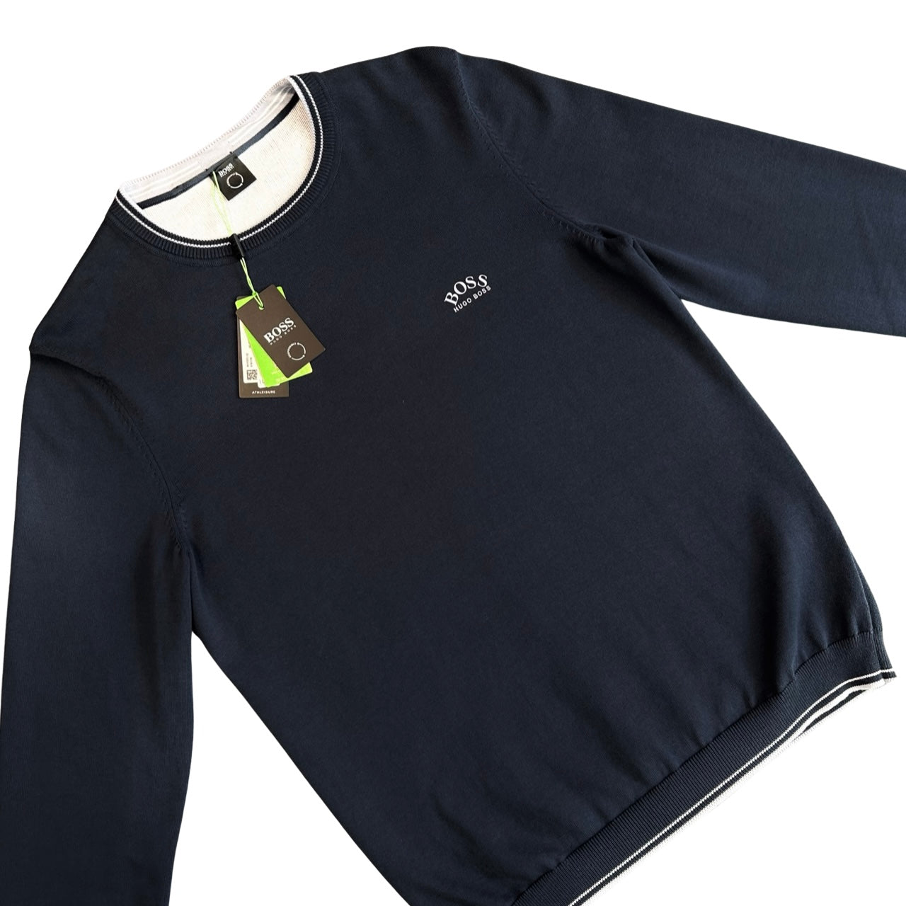 Hugo Boss Knit Sweater In Navy