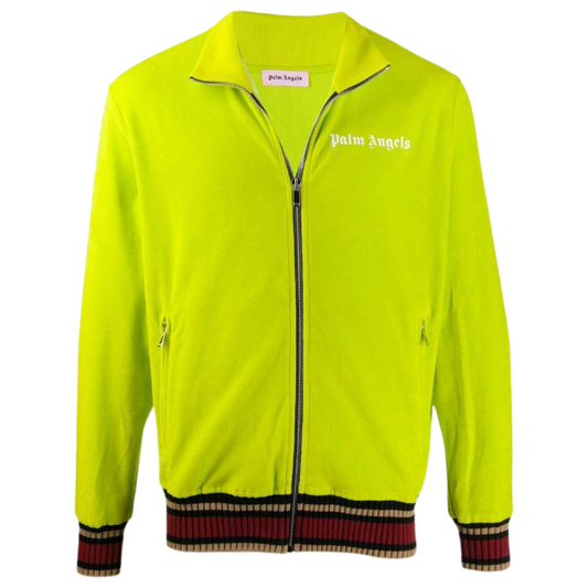 Palm Angels Track Jacket In Green