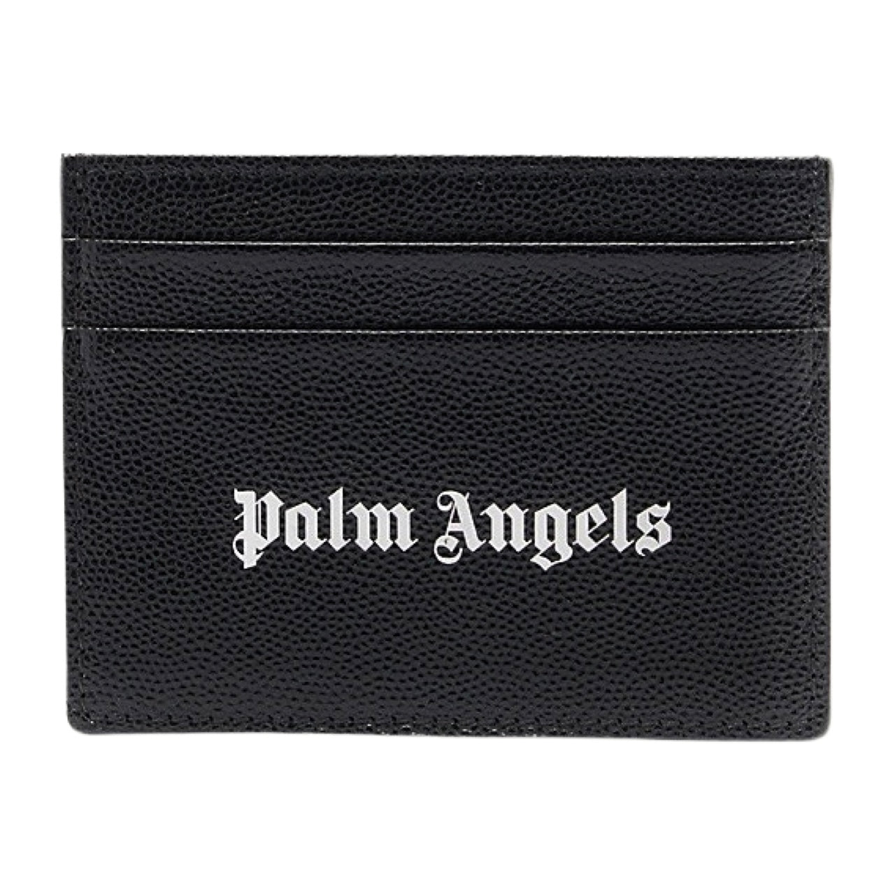 Palm Angels Logo Card Holder In Black