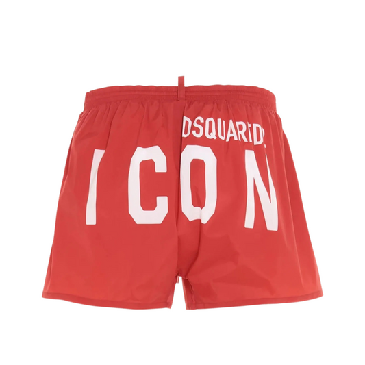 Dsquared2 ICON Swim Shorts In Red