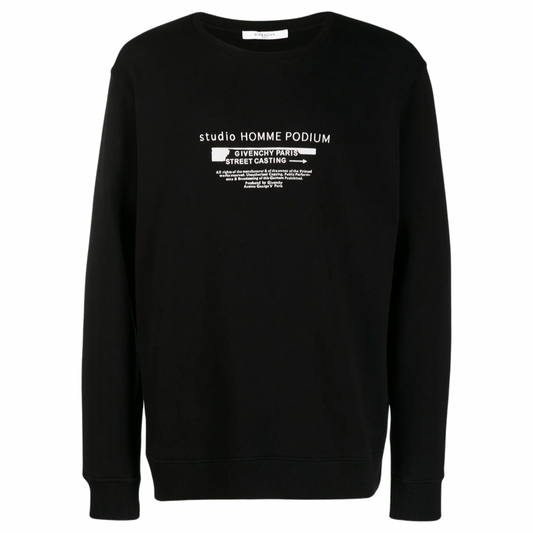 Givenchy Studio HOMME Podium Sweater In Black