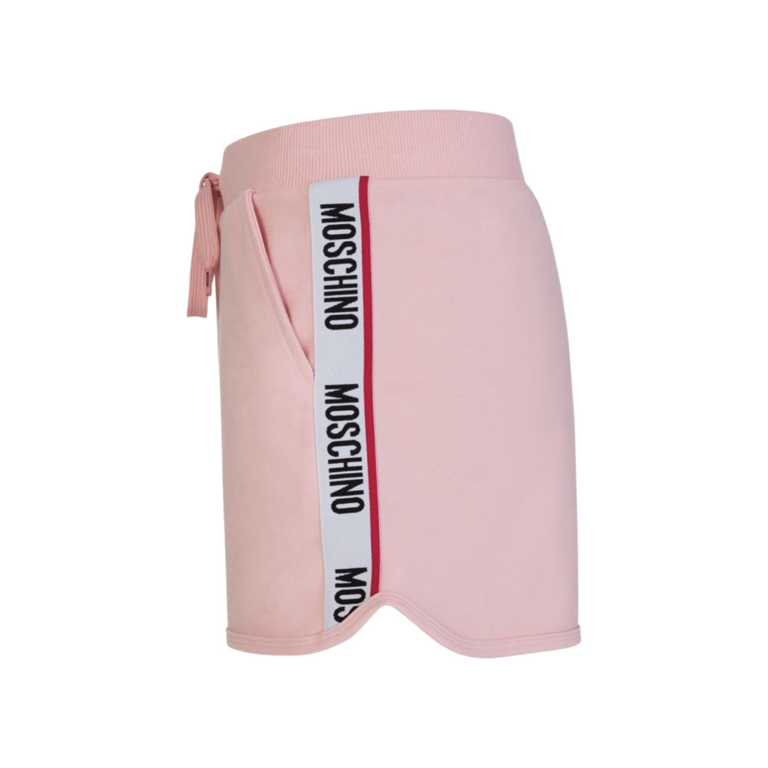 Moschino Tape Shorts In Pink