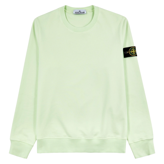 Stone Island Sweater In Lime