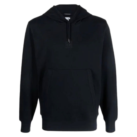 CP Company Patch Logo Hoodie In Black