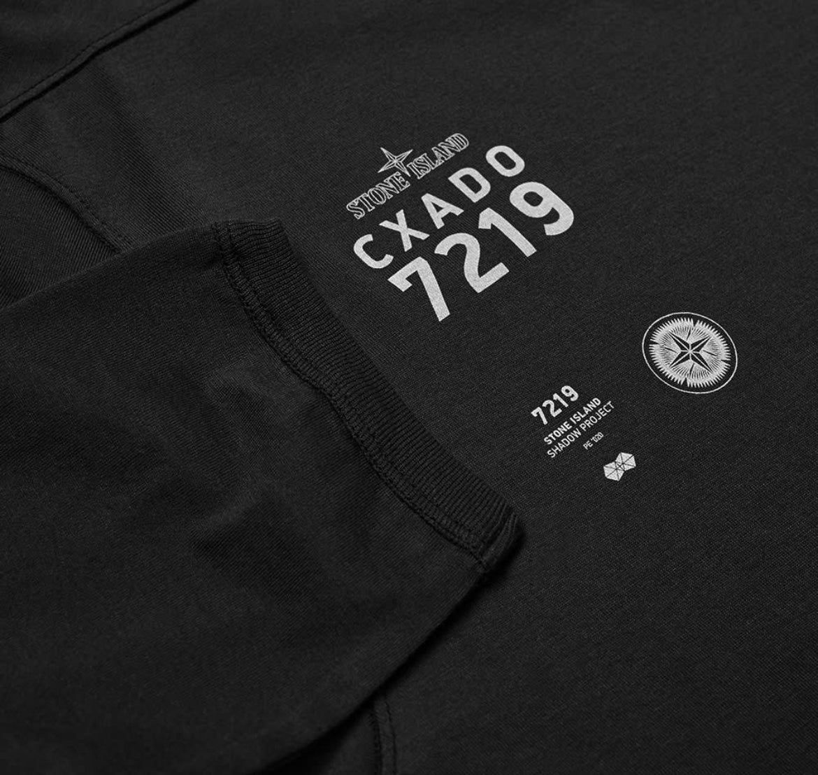 Stone Island Shadow Project Long Sleeve T-Shirt In Black