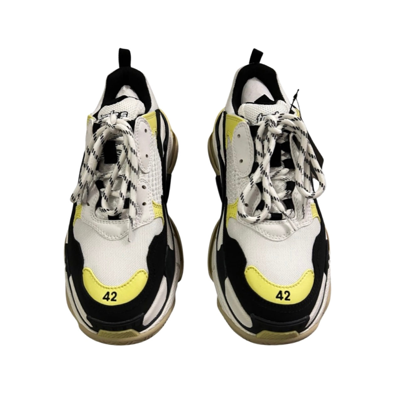 Balenciaga Triple S Trainers In Yellow