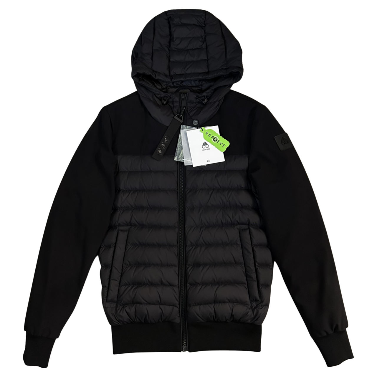 Moose Knuckles Padded Jacket In Black