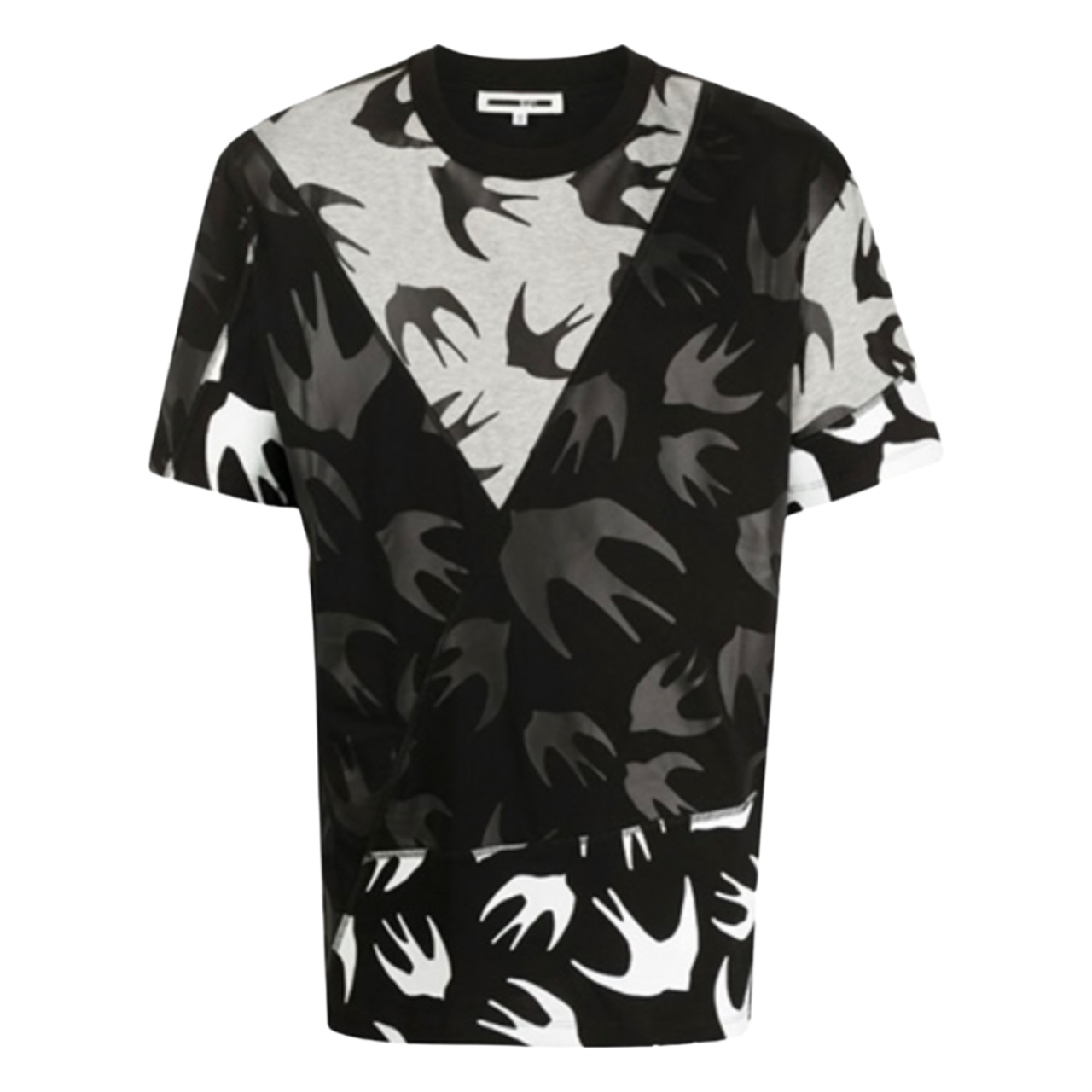 Alexander McQueen Swallows T-Shirt In Black