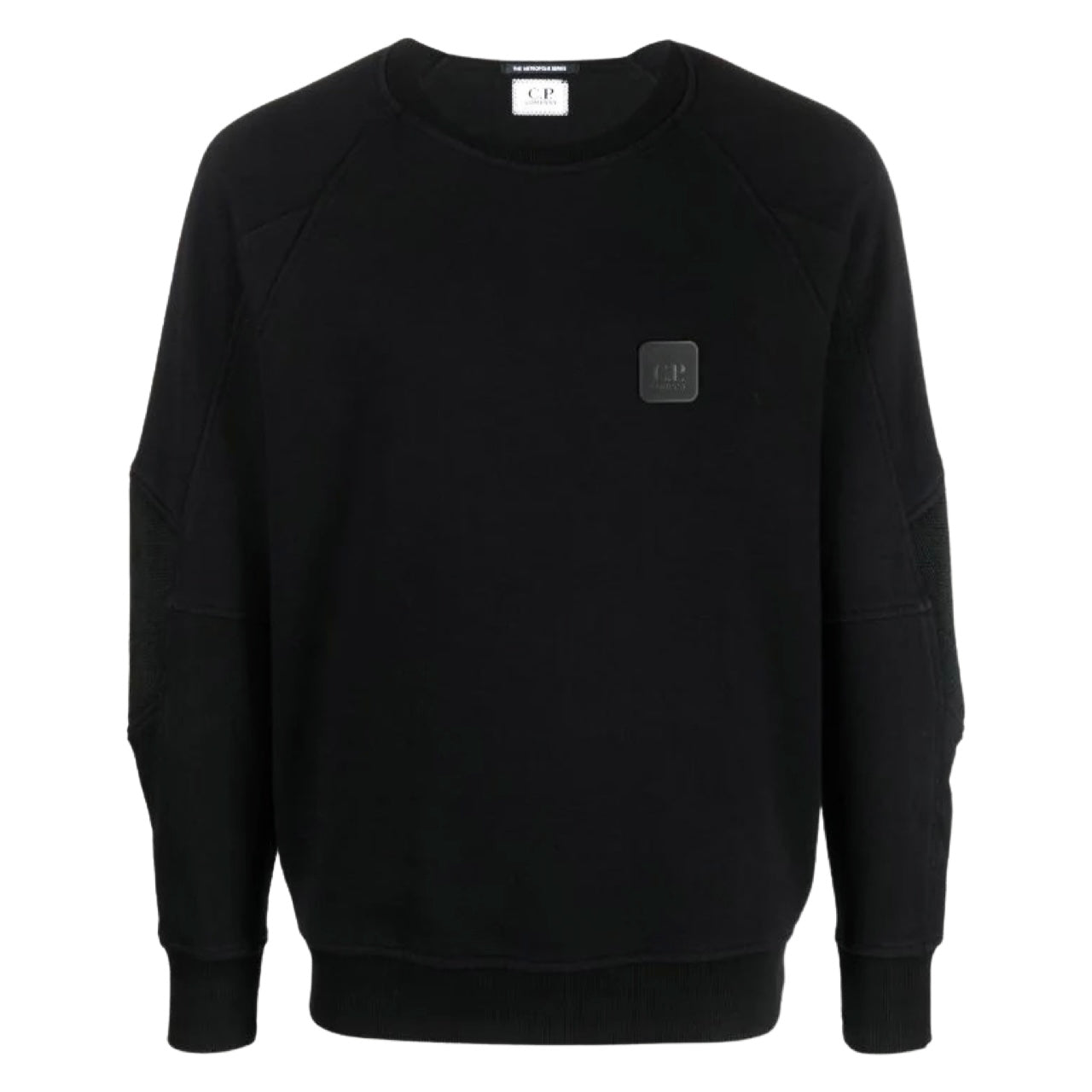 CP Company Logo Patch Sweater In Black