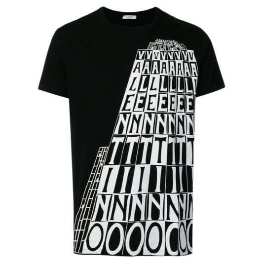 Valentino T-shirt In Black