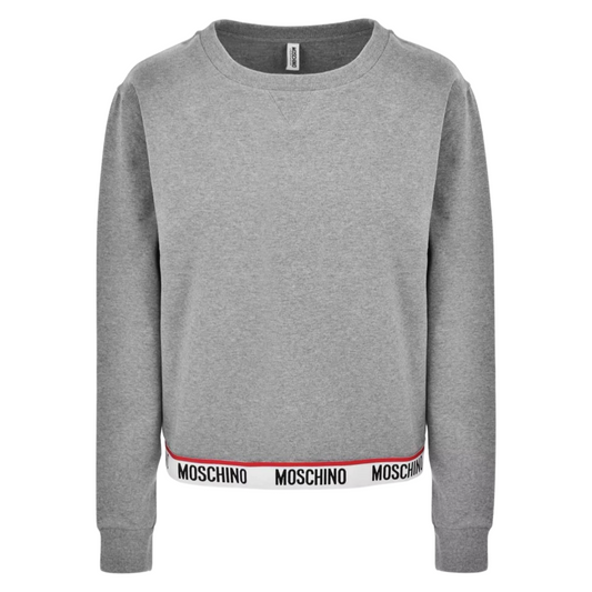 Moschino Tape Sweater In Grey