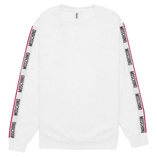 Moschino Tape Sweater In White