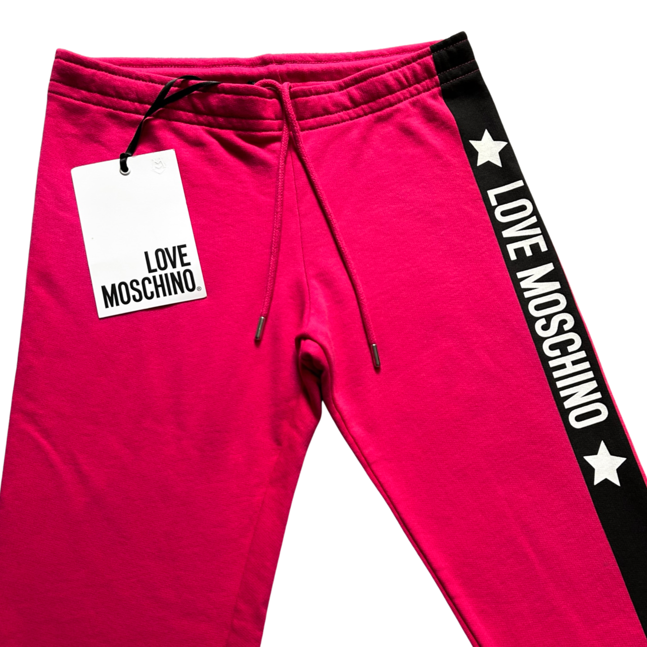 Love Moschino Star Joggers In Pink