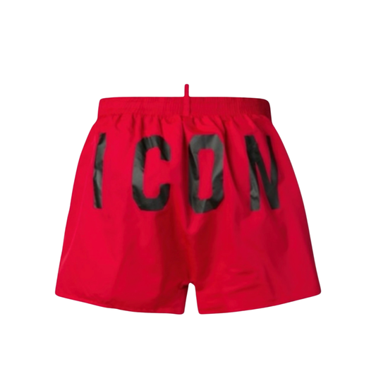 Dsquared2 ICON Swim Shorts In Red