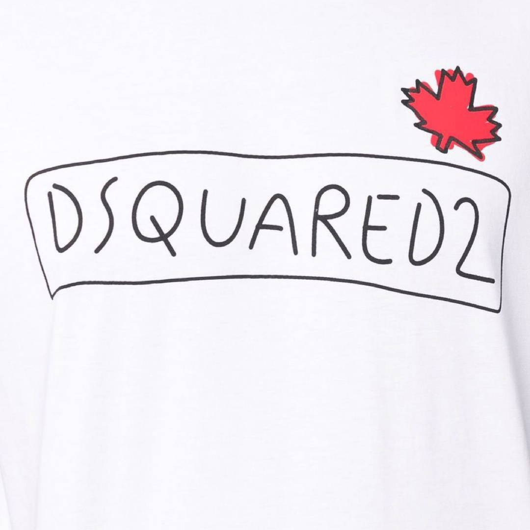 Dsquared2 Logo T-shirt In White