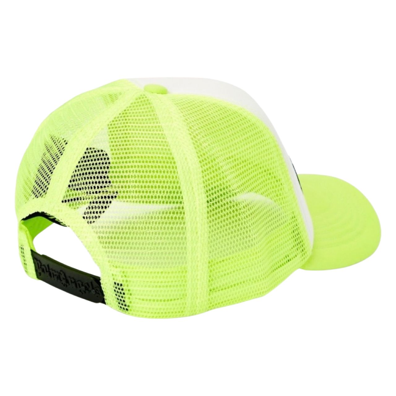 Palm Angels Logo Netted Hat In Neon