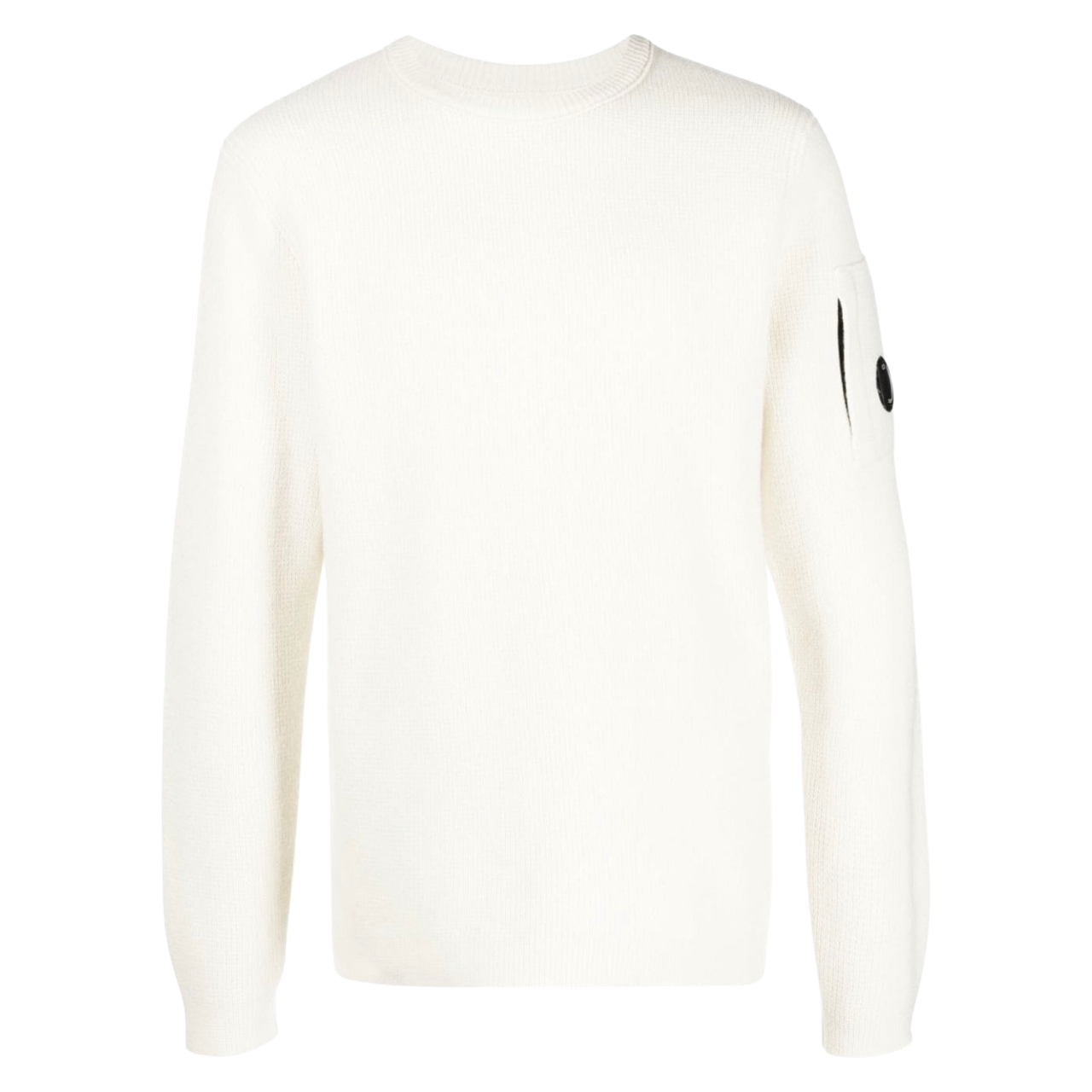 CP Company Lens Sweater In White