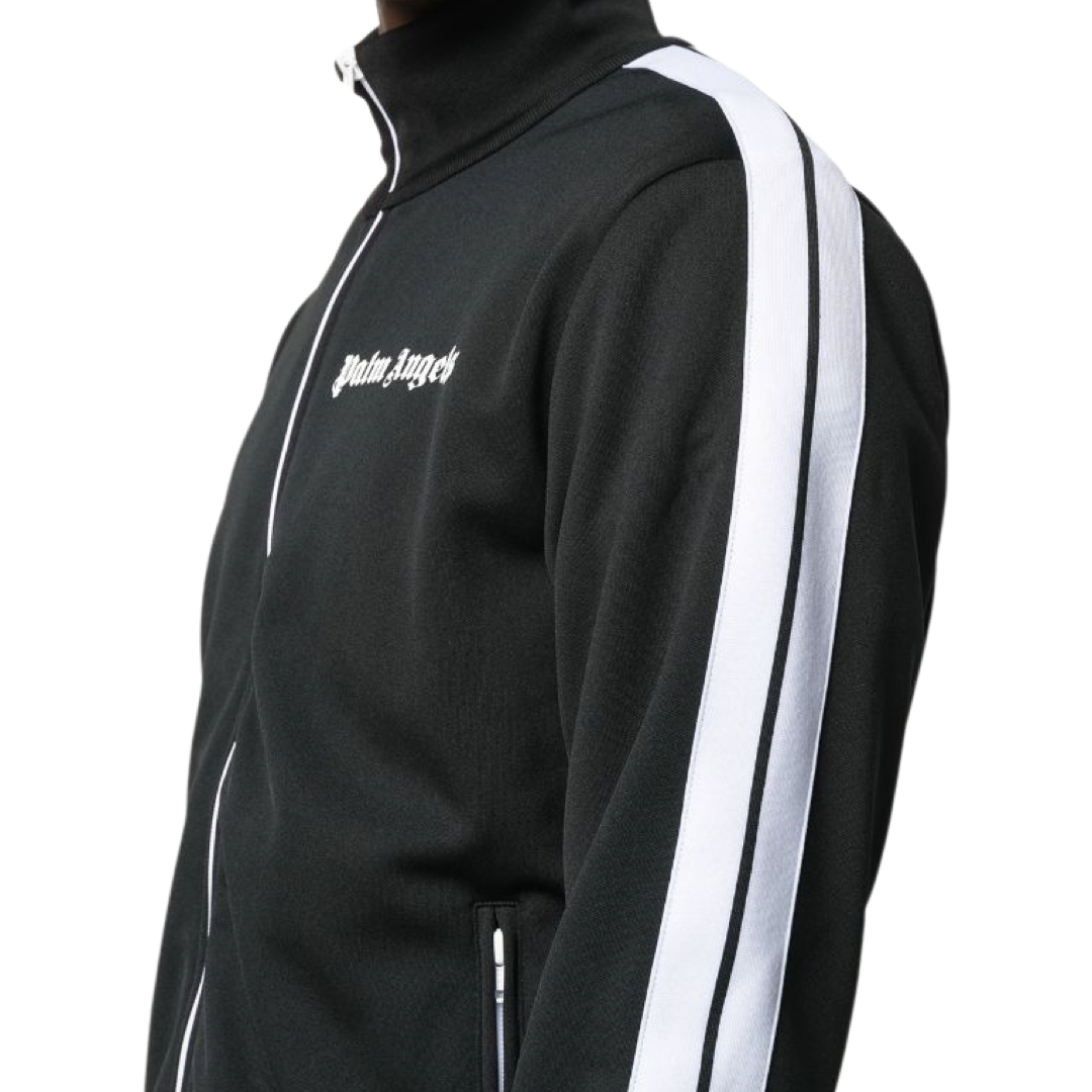 Palm Angels Track Jacket In Black