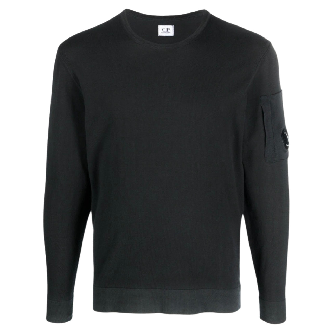 CP Company Lens Sweater In Black