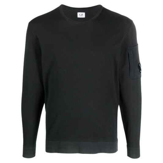 CP Company Lens Sweater In Black