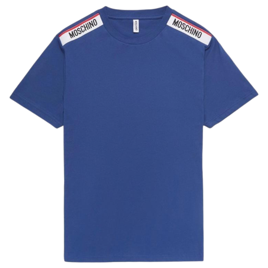 Moschino Tape T-shirt In Navy