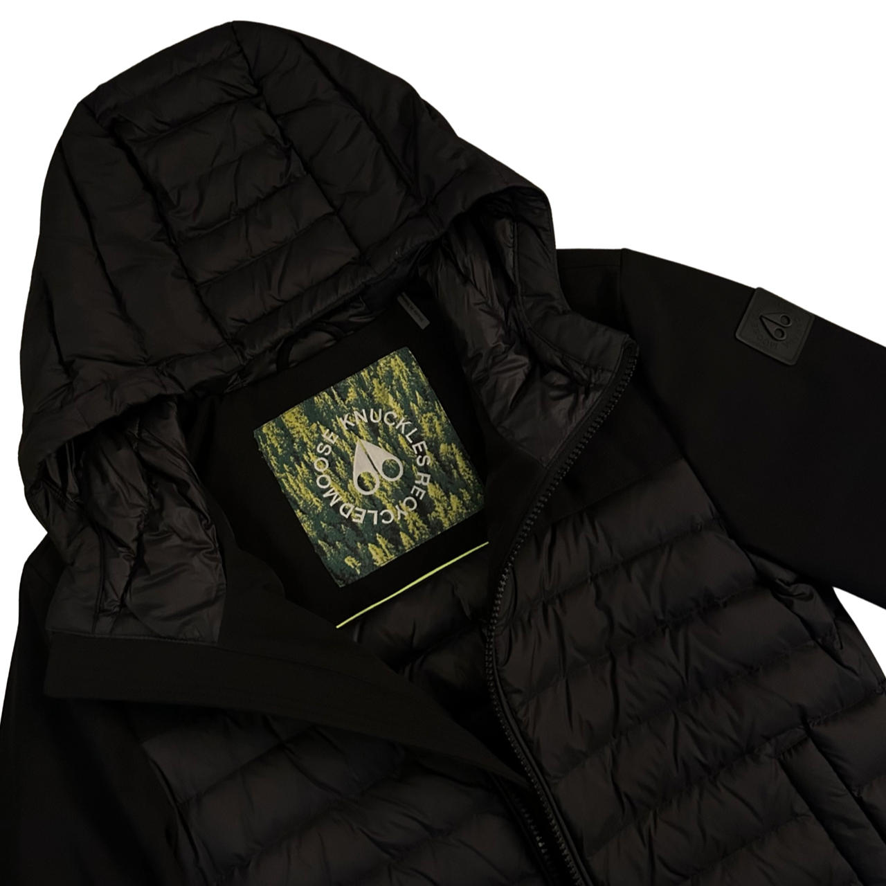 Moose Knuckles Padded Jacket In Black