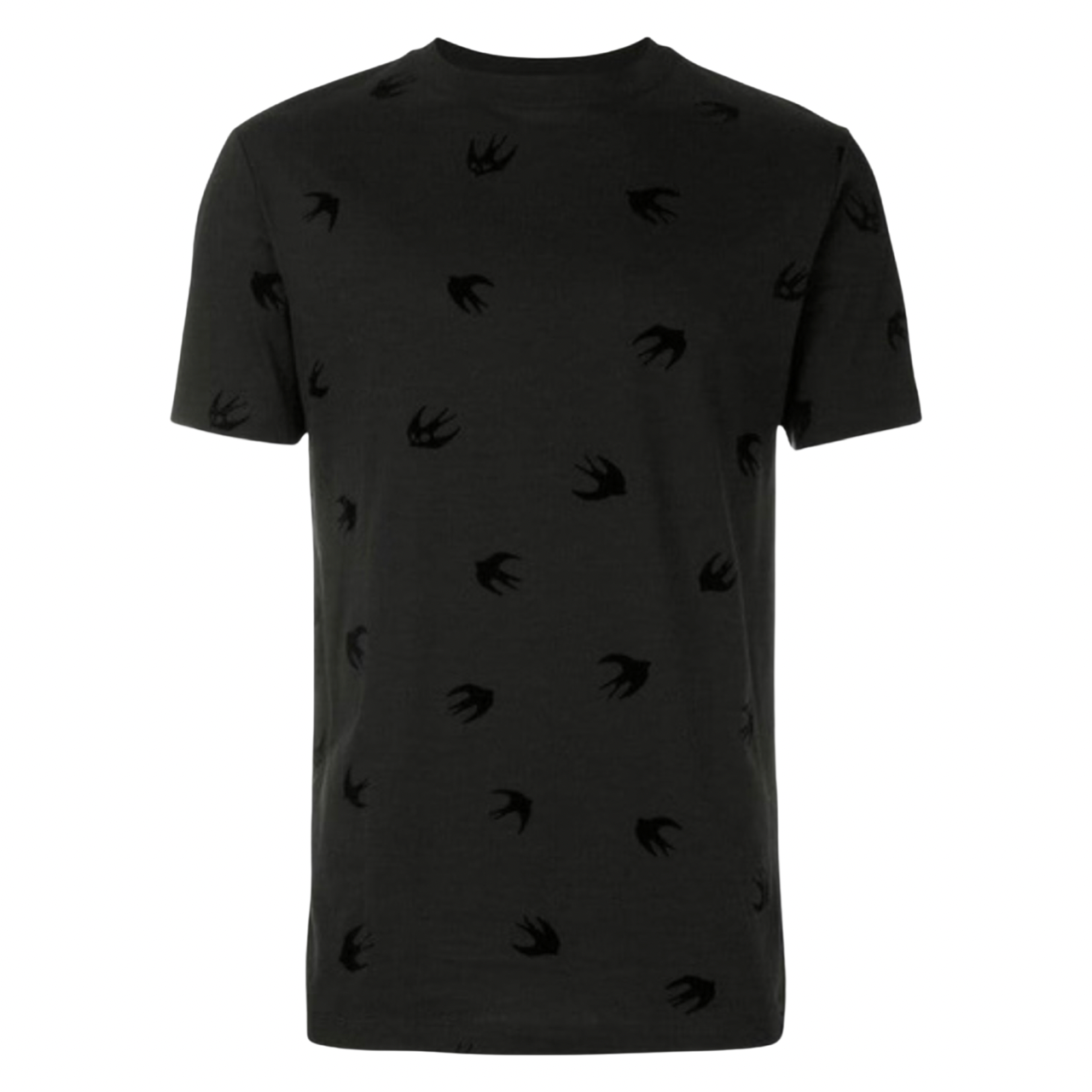 Alexander McQueen Swallows T-shirt In Black