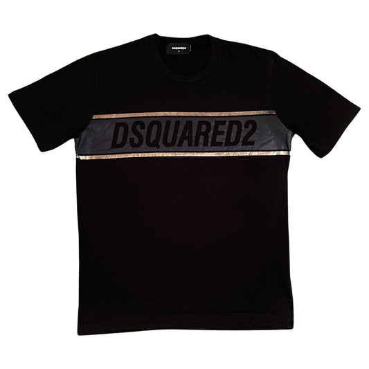 Dsquared2 T-shirt In Black & Purple
