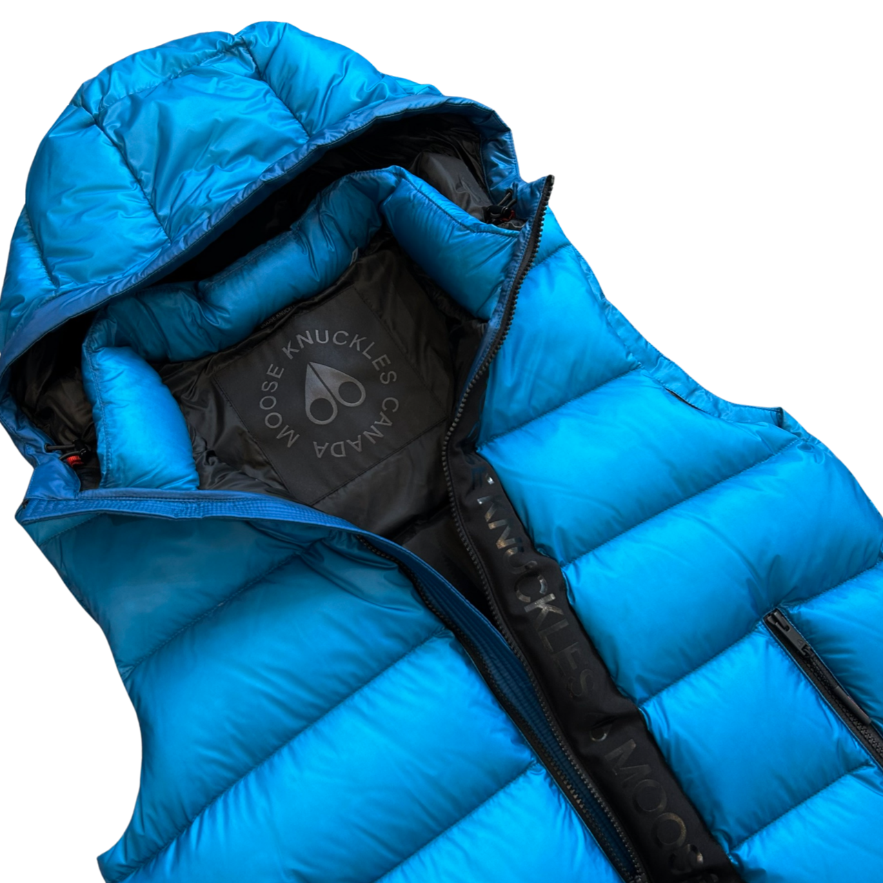 Moose Knuckles Orwell Bodywarmer In Blue