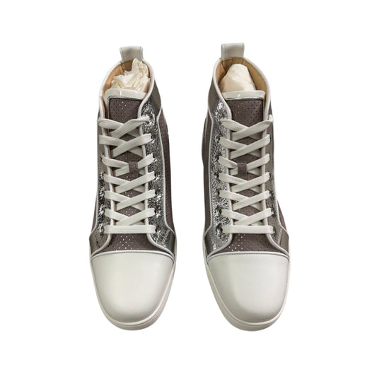 Christian Louboutin High Top Trainers In White