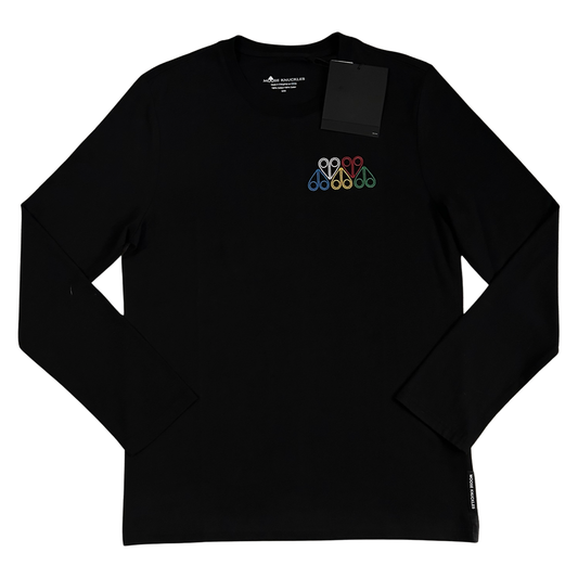 Moose Knuckles Long Sleeve T-shirt In Black