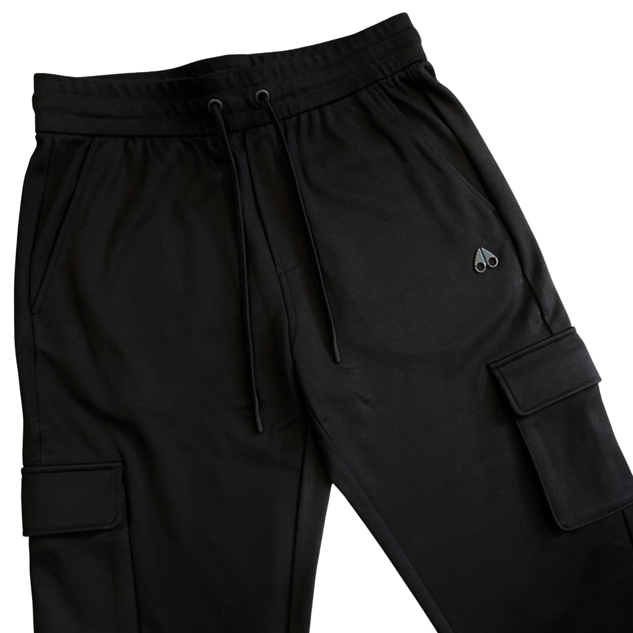 Moose Knuckles Cargo Joggers In Black