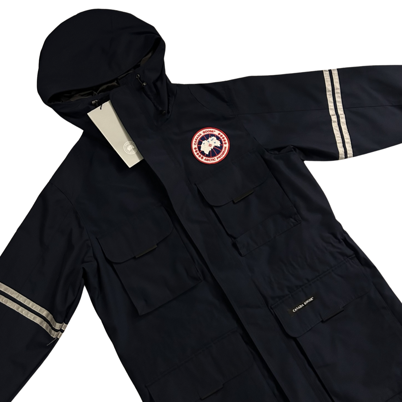 Canada Goose Parka Jacket In Navy