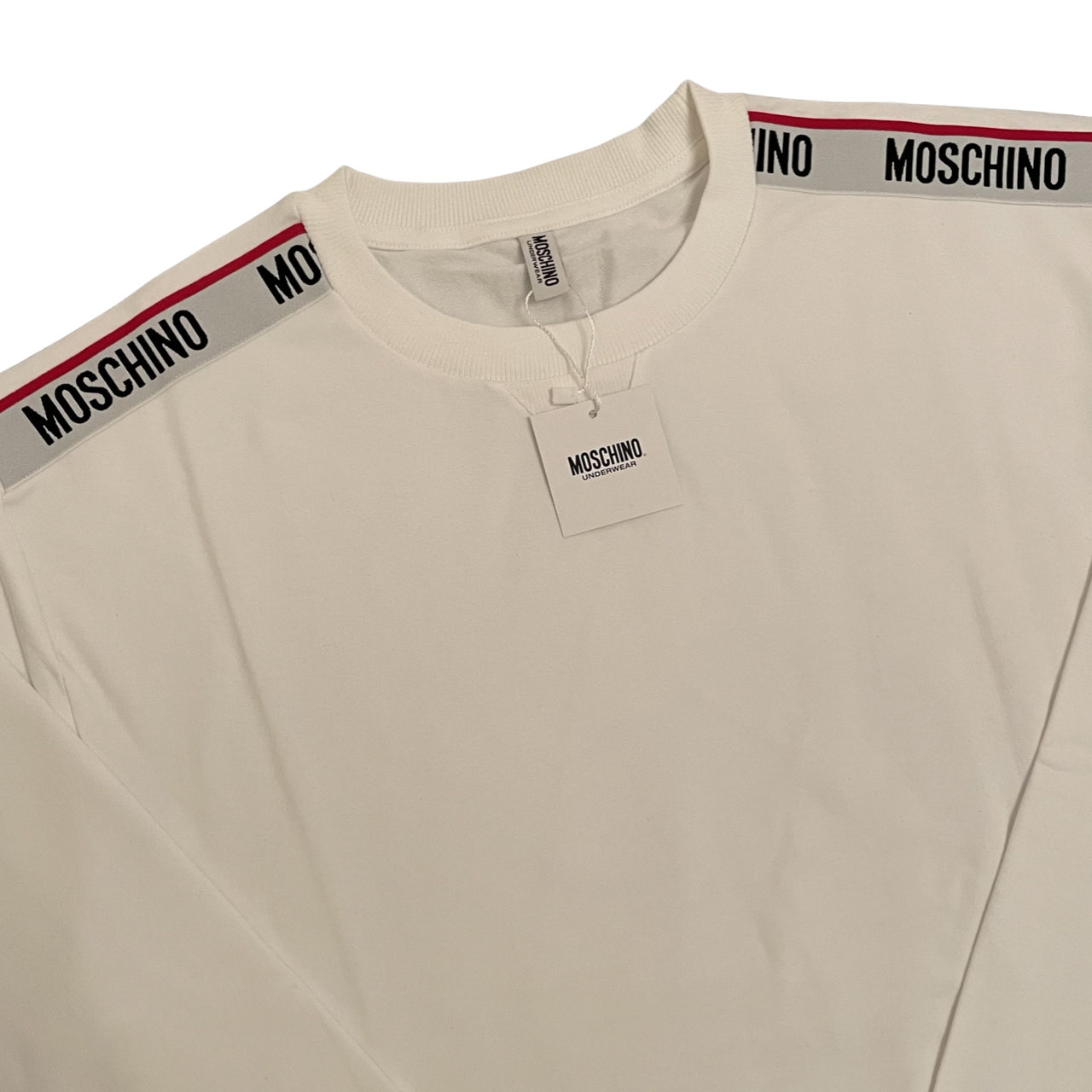 Moschino Tape Sweater In White